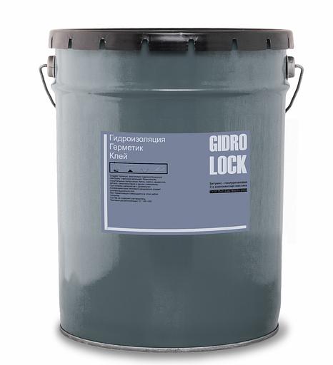 Битумно-полиуретановая мастика-клей-герметик Гидролок G фото 1