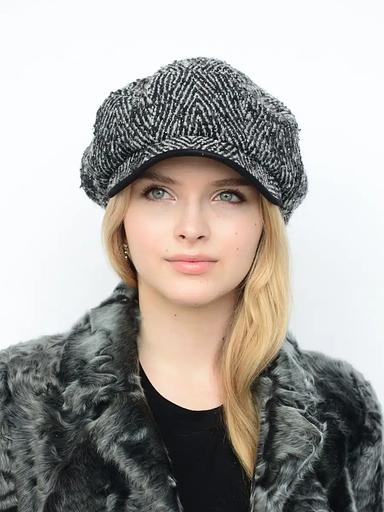 Кепка женская осенняя твид ОПТ фото 1