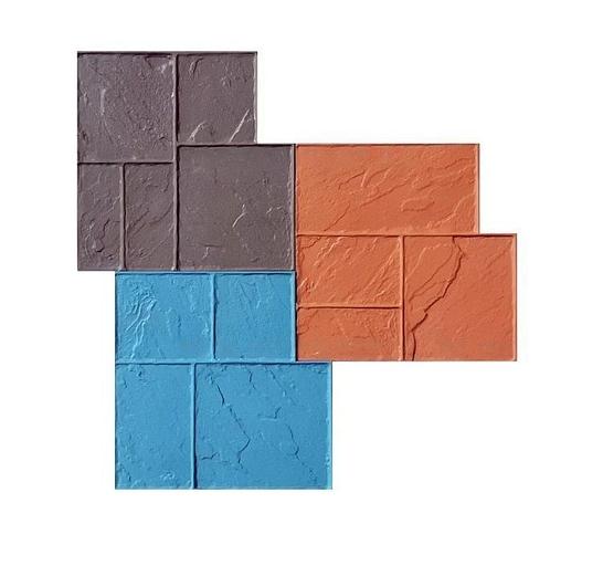 Форма для печатного бетона «Малый сланец» фото 1