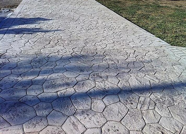 Форма для печатного бетона «Бутовый камень» фото 3