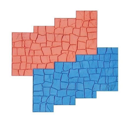 Форма для печатного бетона «Лиссабонский гранит» фото 1