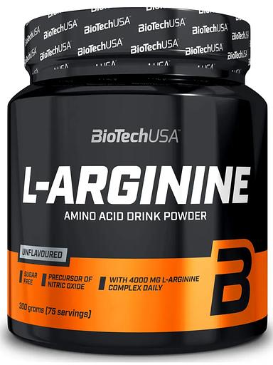 Аргинин Biotech USA L-Arginine Powder 300 г без вкуса ОПТ фото 1