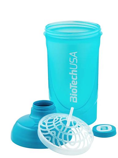 Шейкер Biotech USA шейкер WAVE Nano 600 мл синий ОПТ фото 1