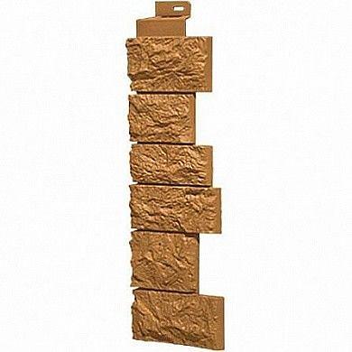 Угол наружный FineBer Камень Дикий терракотовый фото 1