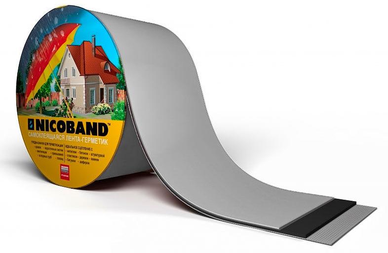 Лента NICOBAND самоклеящаяся герметизирующая 10х0,1 м фото 1