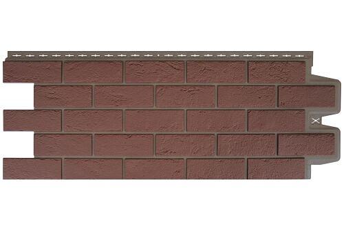 Фасадная панель Grand Line Состаренный кирпич Элит махагон фото 1
