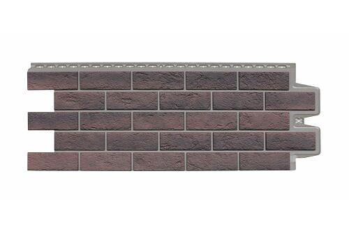 Фасадная панель Grand Line Состаренный кирпич Элит жженый фото 1