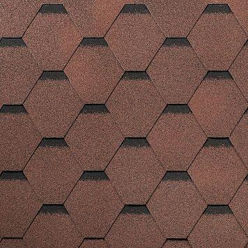 Мягкая черепица Shinglas Комфорт Сальса однослойная личи фото 1