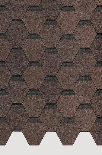 Ламинированная черепица Docke Europa,Карат, Коричневый фото 1