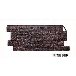 Фасадная панель Fineber Камень дикий ,Коричневый фото 1