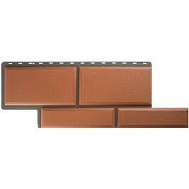 Фасадная панель Альта-Профиль,Флорентийский камень,Терракотовый фото 1