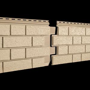 Фасадная панель Ю-Пласт,Stone-house Клинкер ,Песочный фото 1