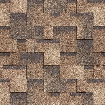 Мягкая черепица Shinglas Ультра ФОКСТРОТ однослойная Сандал фото 1