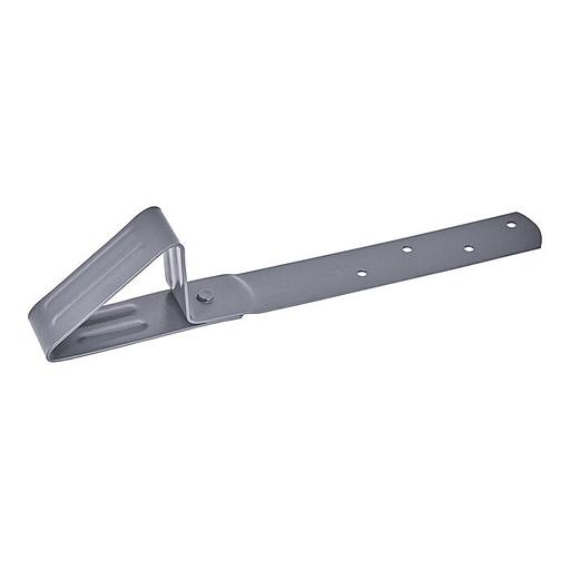 Снегозадержатель 45х30х250 мм под гибкую черепицу 1,5 мм серый фото 1