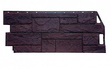 Фасадная панель FineBer Камень Природный коричневый 1085x447 мм фото 1