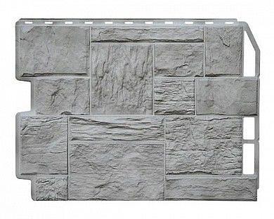 Фасадная панель FineBer Дачный Туф 3D светло-серый фото 1