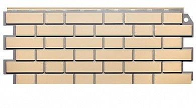 Фасадная панель FineBer Дачный, Кирпич клинкерный, желтый фото 1