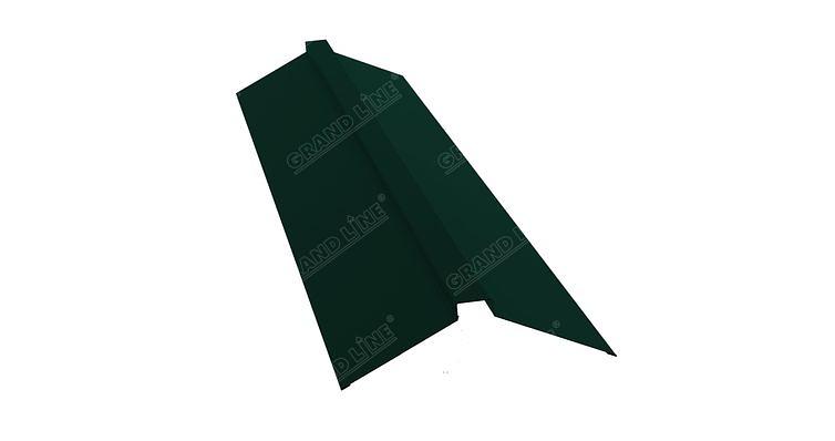 Планка конька фигурного 115х30х115 0,45 Drap с пленкой в ассортименте RAL фото 4