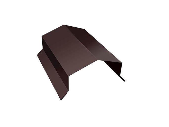 Парапетная крышка угольная 125мм 0,45 Drap фото 1