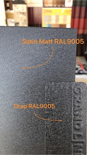 Парапетная крышка угольная 125мм 0,45 Drap фото 2