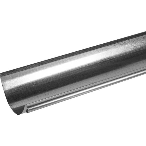 Полукруглый желоб полная длина 1,25 м, рабочая 1,20 м МегаСток 125х100 цинк фото 1