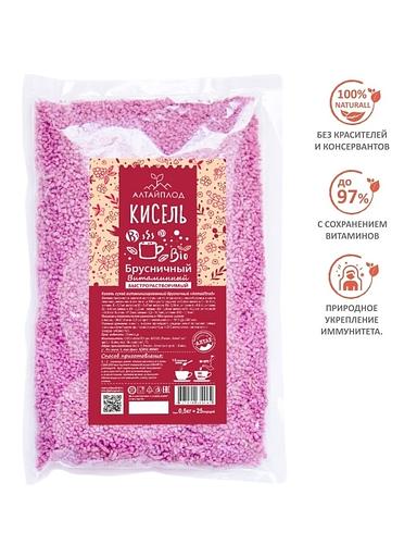 Кисель сухой витаминизированный АлтайПлод «Брусничный» 500 г ОПТ фото 1