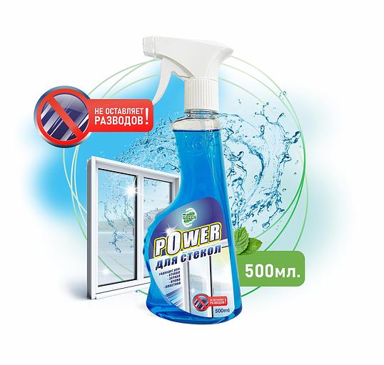 Универсальное концентрированное моющее средство для стёкол Mr.Green «Power» 0,5 л фото 1