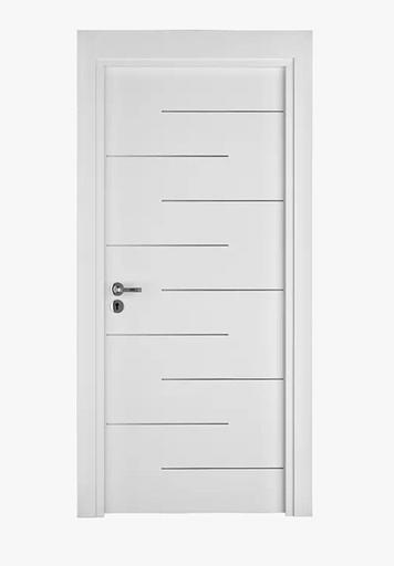 Наличник плоский «Линия» (Белый), 8х70х2150 мм фото 2