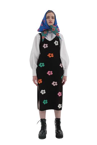 Утеплённая косынка «Танец. Вид сверху» фото 3