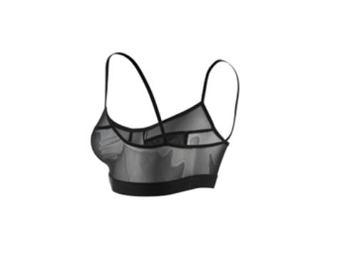 Топ спортивный женский - черный ОПТ фото 2