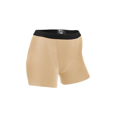 Боксеры женские - бежевые ОПТ фото 2