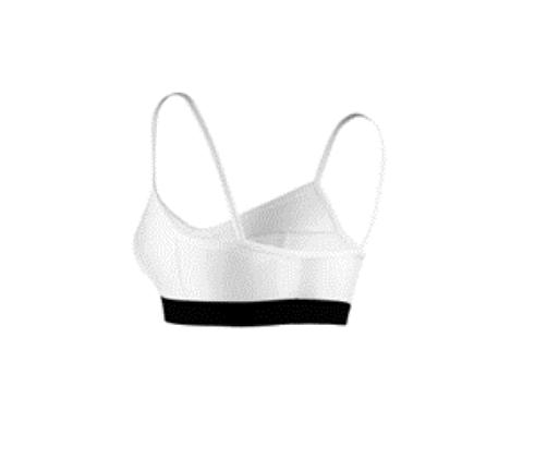 Топ спортивный женский - белый ОПТ фото 2