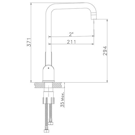 Смеситель Lemark Expert LM5073S для кухни фото 2