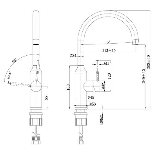 Смеситель Lemark Expert LM5079S для кухни фото 2