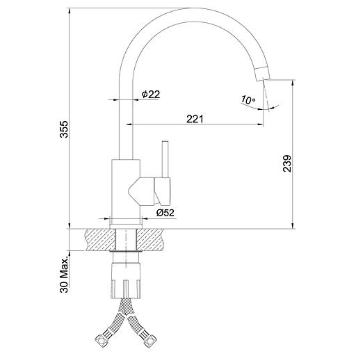 Смеситель Lemark Expert LM5078S для кухни фото 2