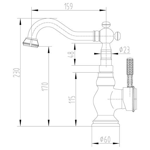 Смеситель Lemark Jasmine LM6644B для кухни/раковины фото 2
