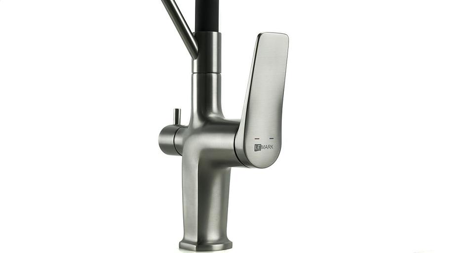 Смеситель Lemark Bronx LM3761GM для кухни с подключением к фильтру с питьевой водой фото 4