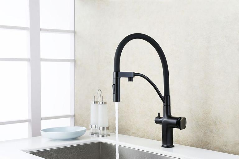 Смеситель Lemark Bronx LM3761BL для кухни с подключением к фильтру с питьевой водой фото 5