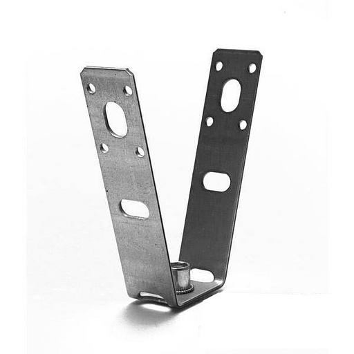 V — образный крепеж с виброгасителем для монтажа воздуховодов и профнастила с гайкой фото 1