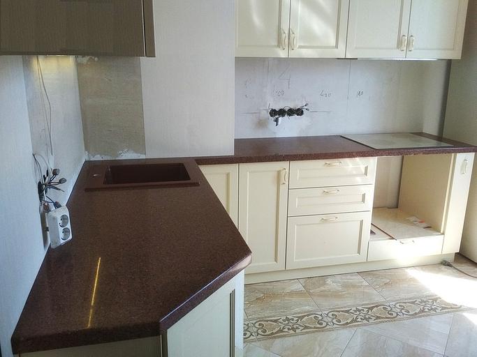 Кухонный остров из искусственного камня 1 м2 фото 3