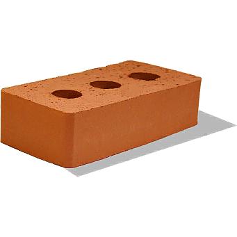 Ceramic ordinary solid single brick with technical voids up to 13% (1NF) wholesale фото 1