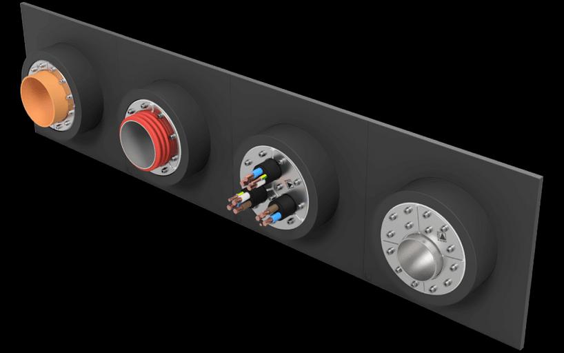 Водонепроницаемая фланцевая система ASOKA FKЕ 4 ввода фото 2