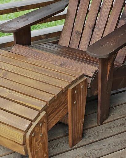 Классическая подставка под ноги к креслу Adirondakl footrest фото 2