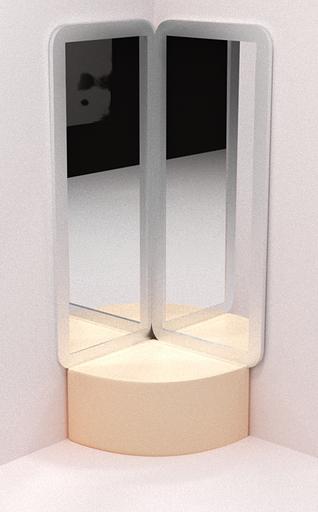 Комплект из двух акриловых зеркал 2000×1000 мм ОПТ фото 1