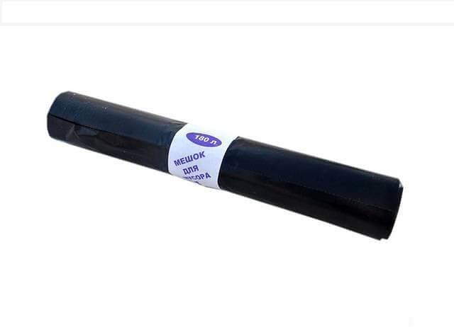 Мешки для мусора ПВД 180л 10шт фото 1