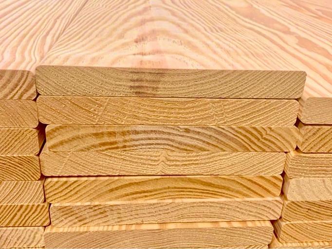 Straight larch plank 20x120 mm AB wholesale фото 1