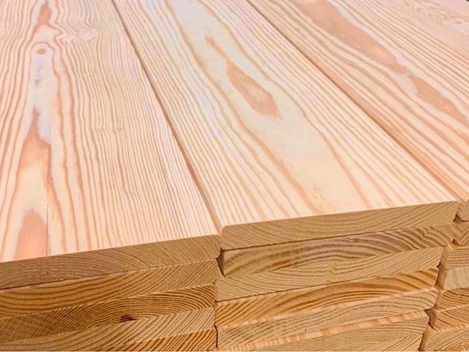 Straight larch plank 20x120 mm AB wholesale фото 3