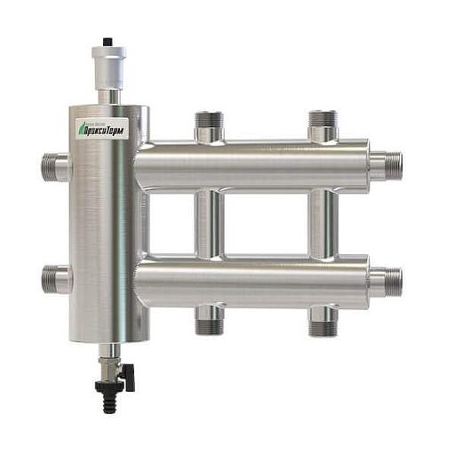 Гидравликалық көрсеткі + GSK 25-3ECO тот баспайтын болаттан жасалған қыздыру коллекторы фото 1