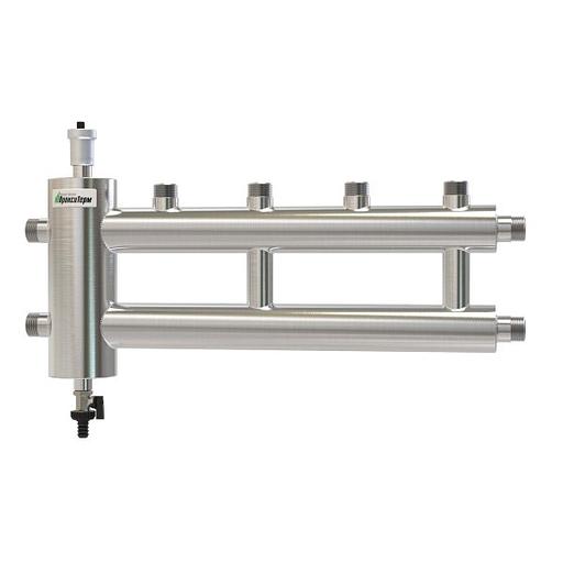 Гидрострелка + коллектор отопления из нержавеющей стали GSK 25-2.1 ECO фото 1