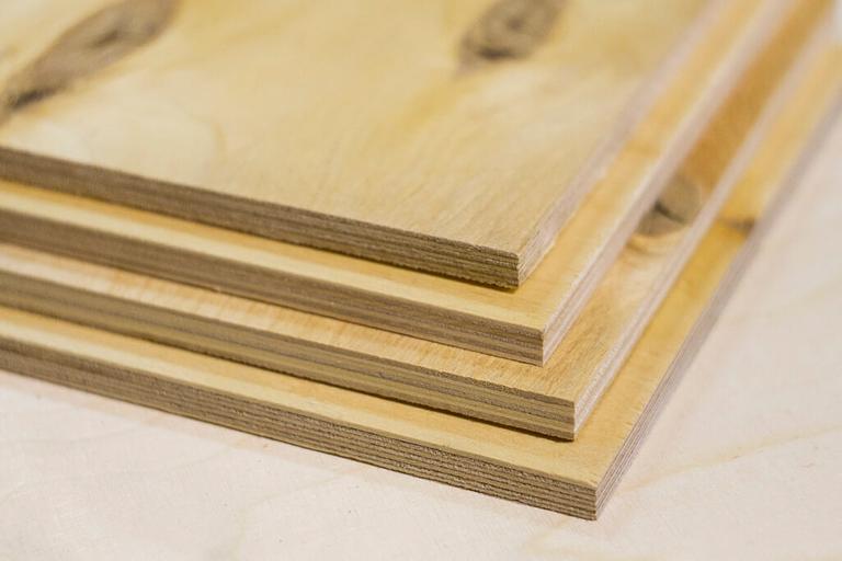 Birch plywood 2440x1220x6.5mm grade 4-4 Not sanded фото 1